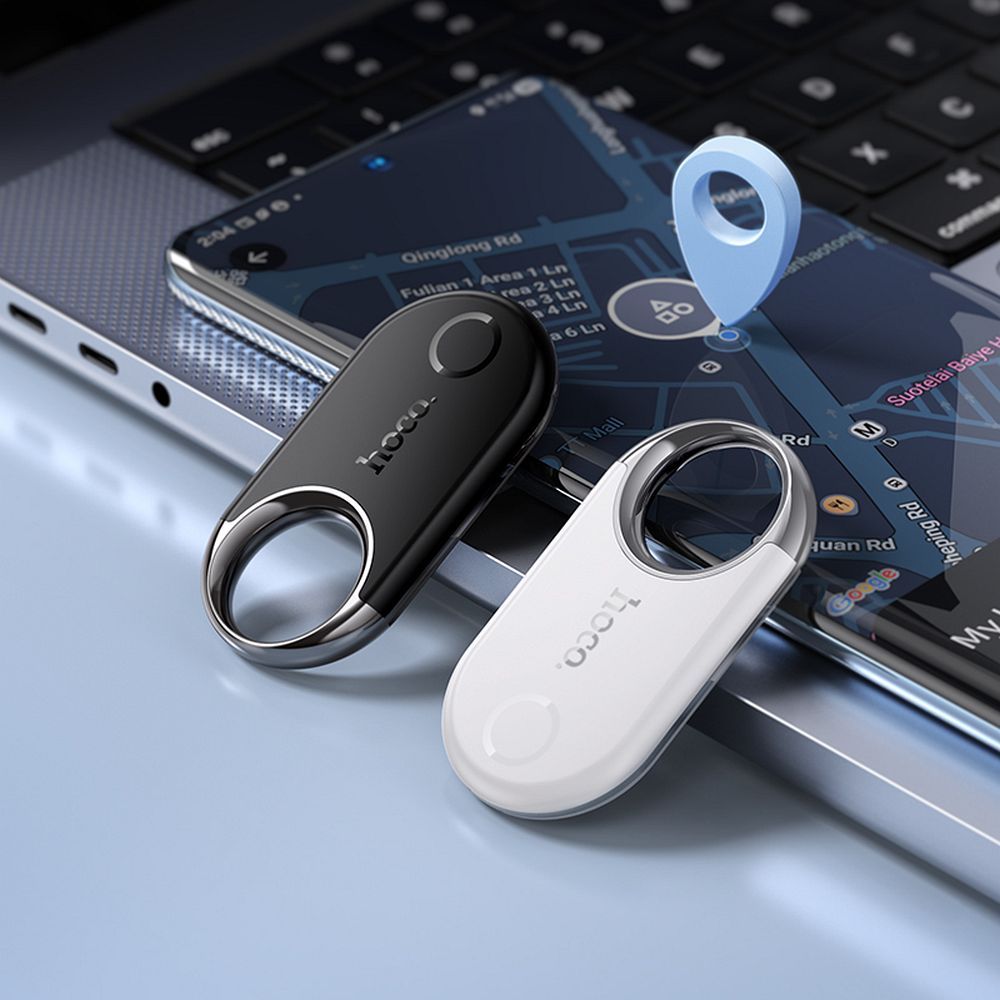 Ortungsgerät kompatibel mit Google Find My Device Hoco E98A perlweiß – Bild 5
