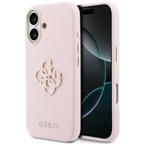 GUESS Hülle für iPhone 17 GUHCP17S5PS4RGGP (PU FW Resin Logo) pink