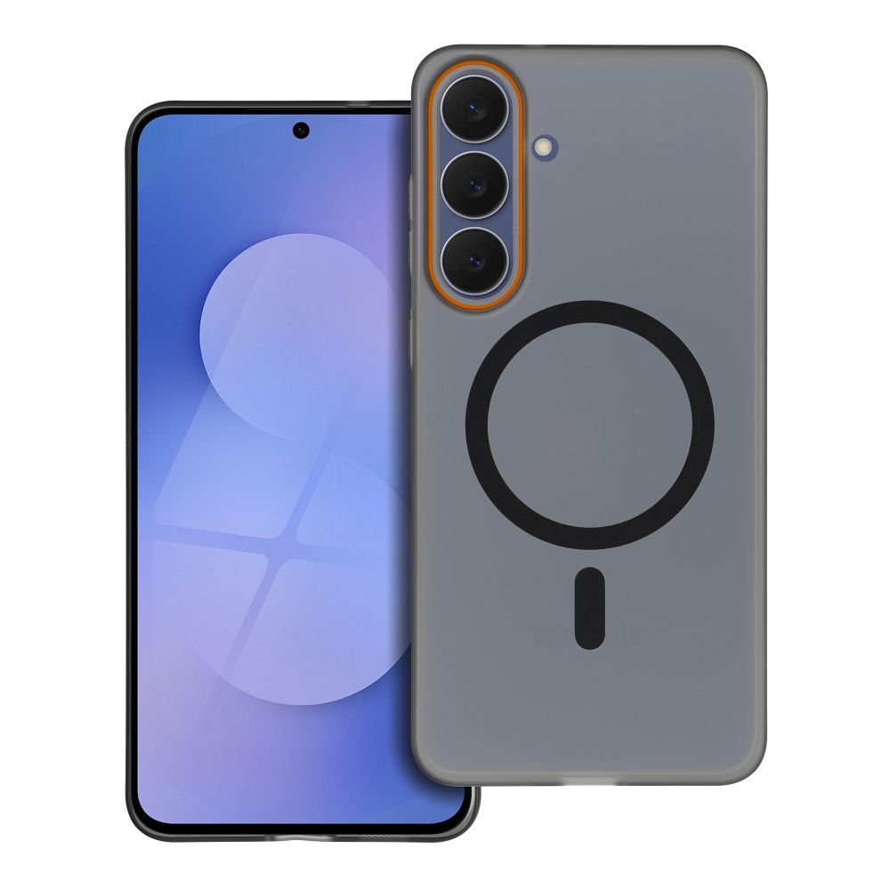 GO ORANGE Hülle kompatibel mit MagSafe für XIAOMI Redmi Note 15 Pro 4G, schwarz