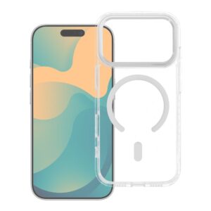 Hülle FRAME CLEAR HYBRID MAG COVER kompatibel mit MagSafe für IPHONE 17 Pro transparent