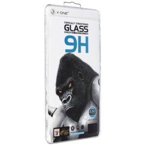 Protector Schutzfolie X-ONE Full Cover Extra Stark – APP IPHO 15/16 (vollflächig klebend) schwarz