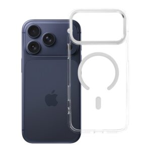Hülle FRAME CLEAR HYBRID MAG COVER kompatibel mit MagSafe für IPHONE 17 Pro Max transparent