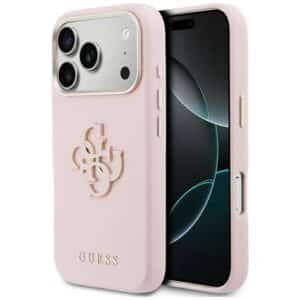GUESS Hülle für IPHONE 17 Pro Max GUHCP17X5PS4RGGP (PU FW Resin Logo) Pink