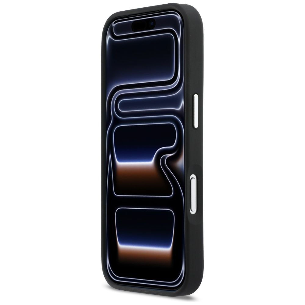 KARL LAGERFELD Hülle für IPHONE 17 Pro Max KLHCP17X6PCSPKCK (PU mit K&C Print & Tasche) Schwarz – Bild 6