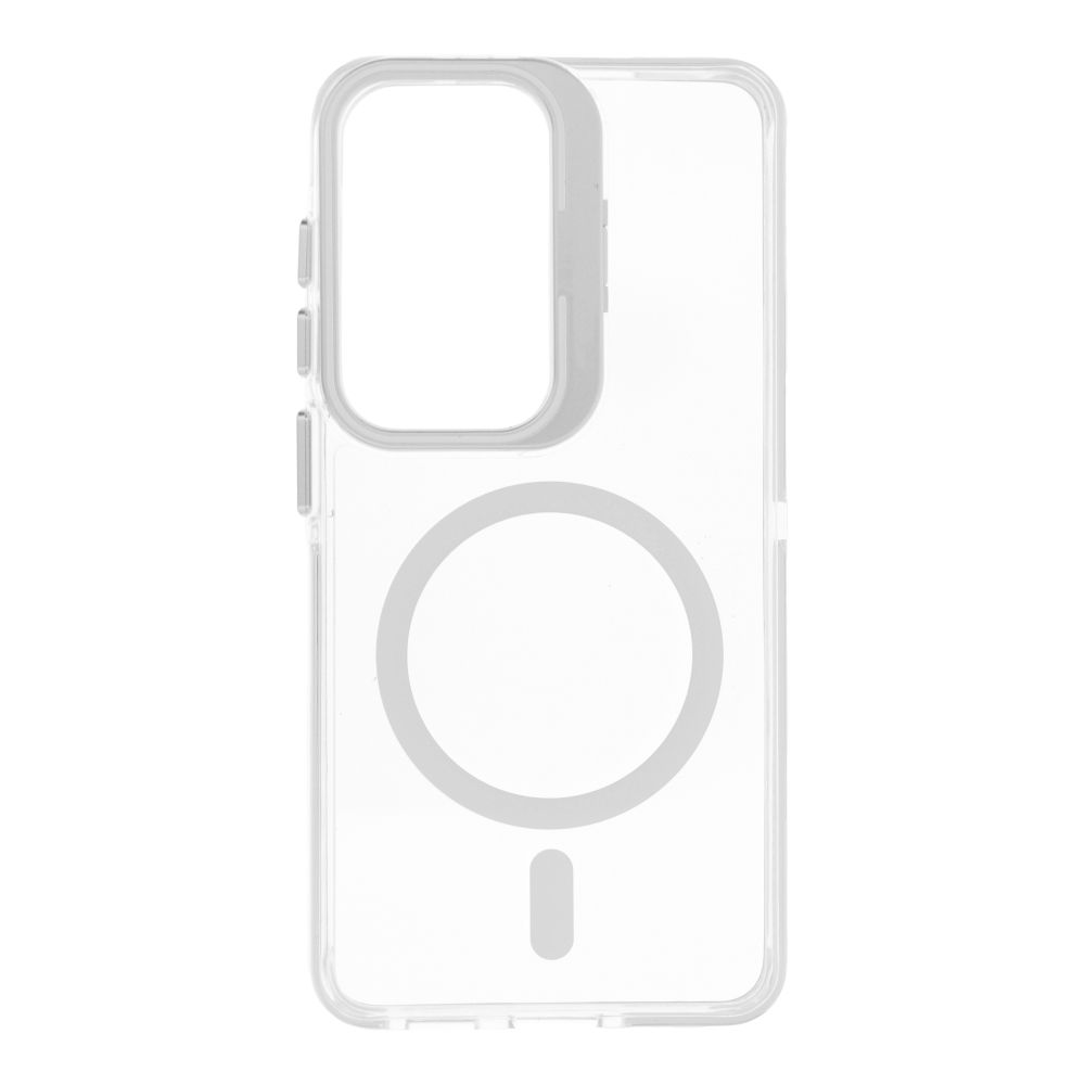 LENS MAG COVER Hülle kompatibel mit MagSafe für SAMSUNG S26 Weiß