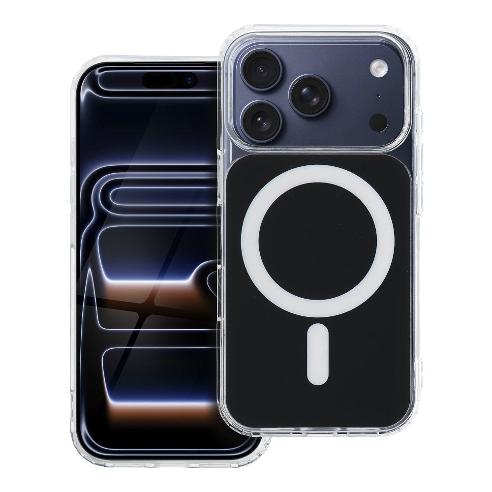 CLEAR FUSION MAG COVER Hülle kompatibel mit MagSafe für SAMSUNG S26, schwarz – Bild 9