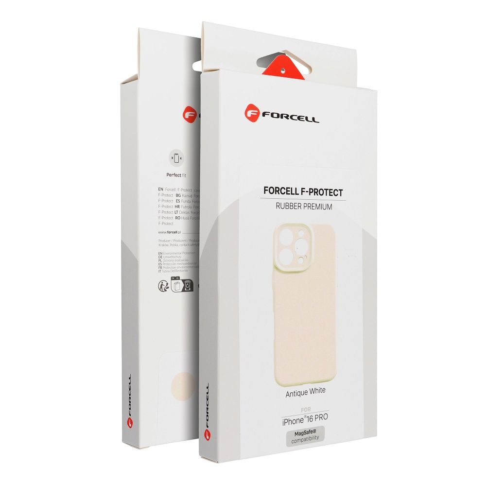 Hülle für Samsung S26 PLUS Forcell F-Protect Rubber Premium kompatibel mit MagSafe in Antikweiß – Bild 8