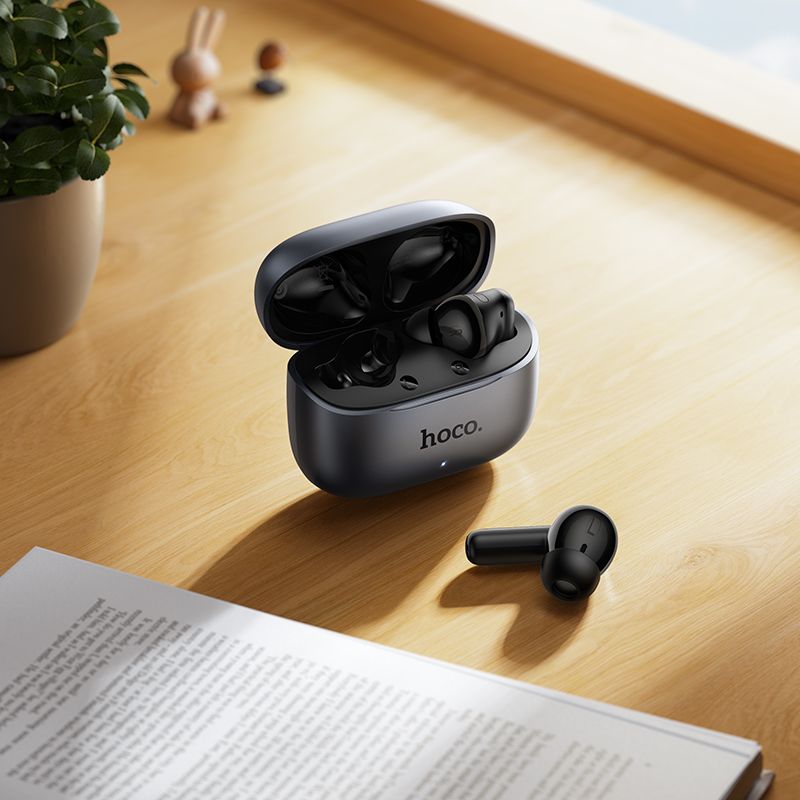 Kabellose Ohrhörer Hoco TWS ANC + ENC + KI-Übersetzung EQ27 Metallgrau – Bild 4
