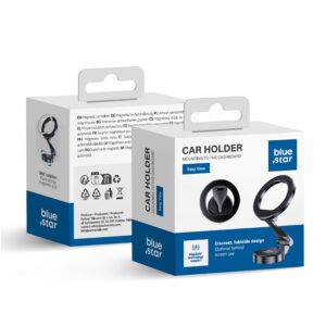 Autohalterung für Armaturenbrett BLUE STAR Easy View kompatibel mit MagSafe schwarz
