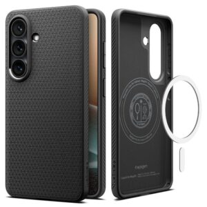 SPIGEN Hülle LIQUID AIR MAG kompatibel mit MagSafe für SAMSUNG S26 Plus, matt schwarz