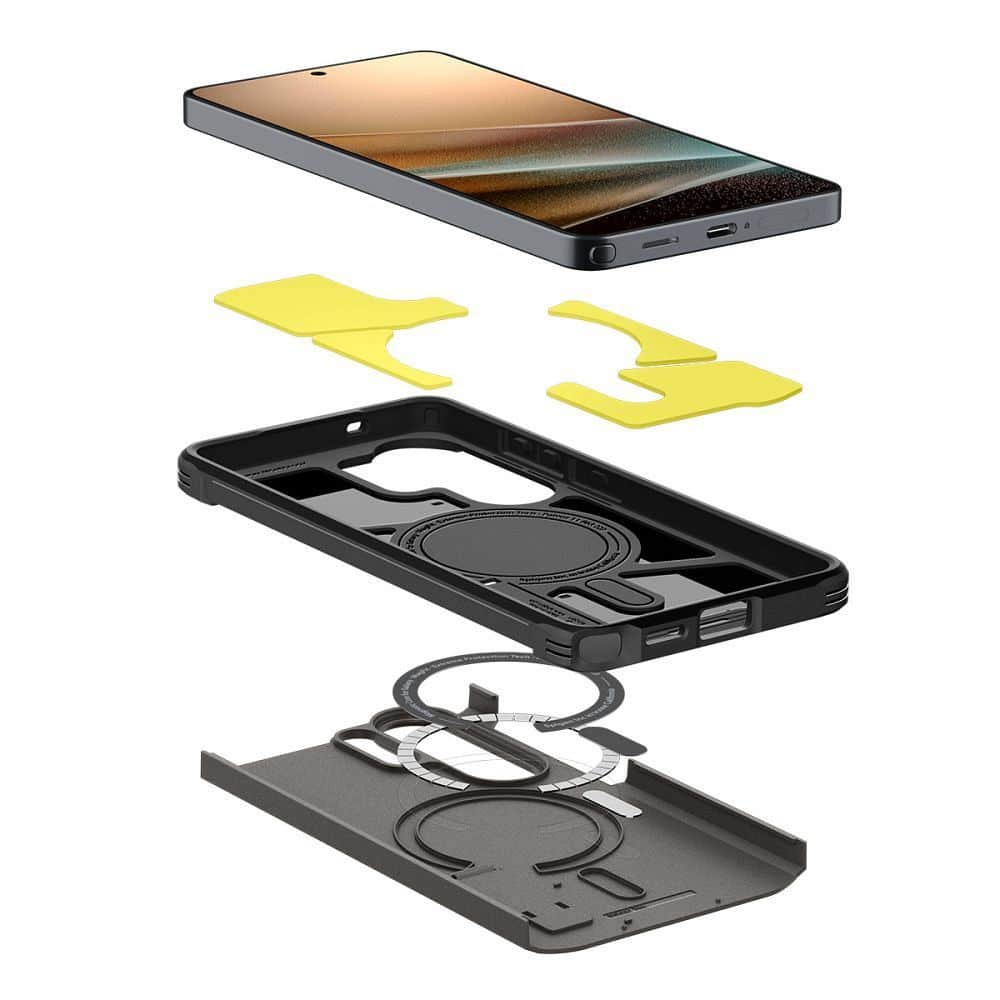 SPIGEN Hülle TOUGH ARMOR kompatibel mit MagSafe für SAMSUNG S26 Ultra in Gunmetal – Bild 8