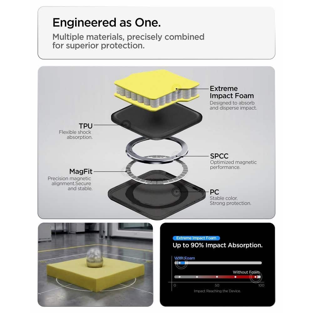 SPIGEN Hülle TOUGH ARMOR kompatibel mit MagSafe für SAMSUNG S26 Ultra in Gunmetal – Bild 13