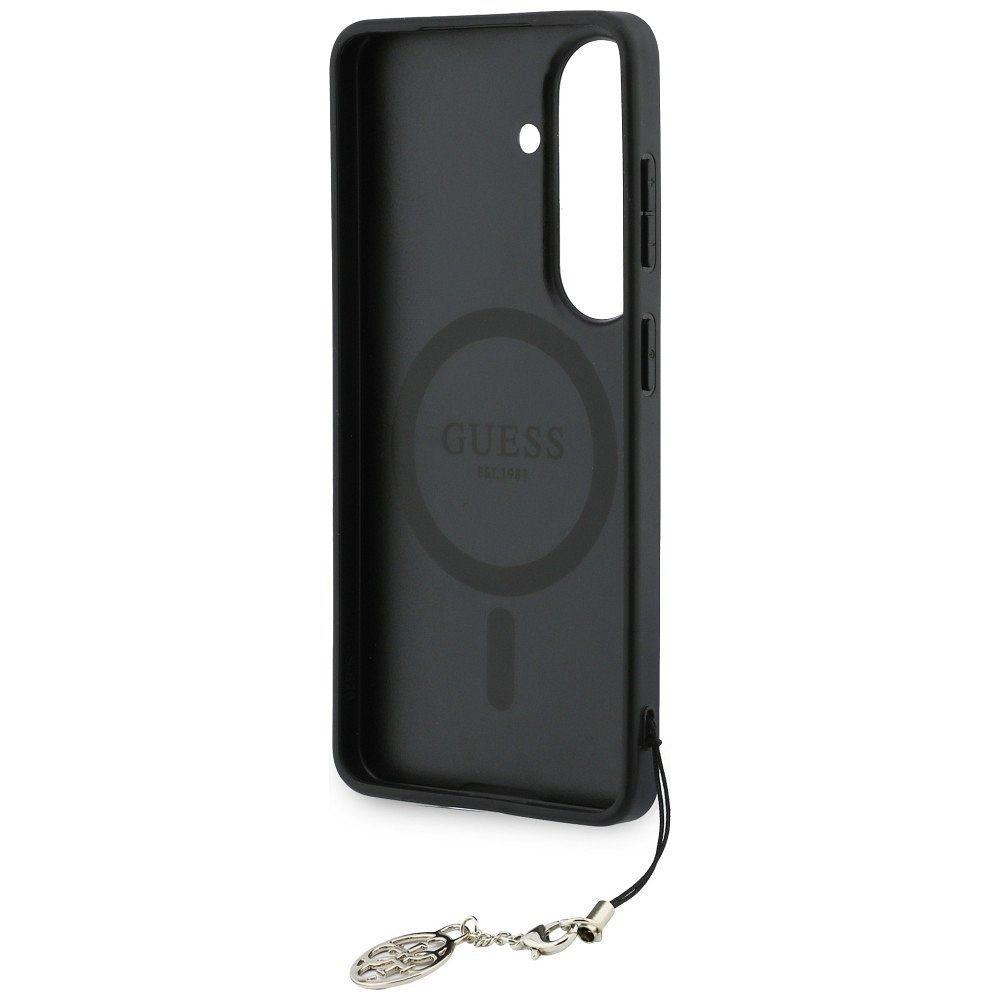 GUESS Hülle für SAMSUNG S26 GUHMS26SGF4GBR (PU 4G Classic Logo mit Anhänger) braun – Bild 7