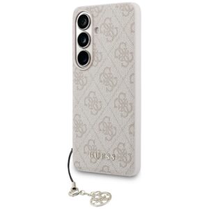 GUESS Hülle für SAMSUNG S26 GUHMS26SGF4GPI (PU 4G Classic Logo mit Charm) Pink – Bild 2