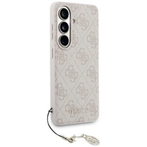 GUESS Hülle für SAMSUNG S26 GUHMS26SGF4GPI (PU 4G Classic Logo mit Charm) Pink – Bild 3