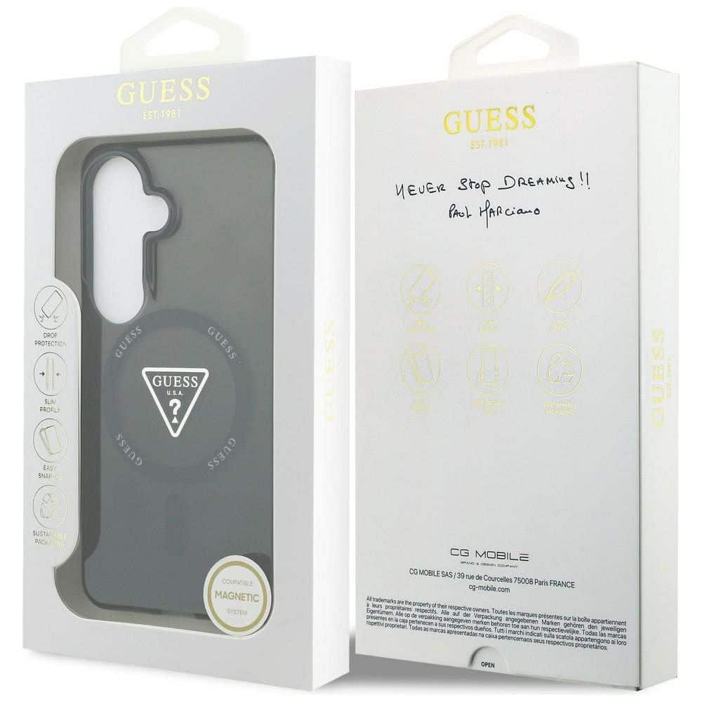 GUESS Hülle für SAMSUNG S26 GUHMS26SHGTMLCGK (Magnetisches IML Gradient Dreieck) Schwarz – Bild 9