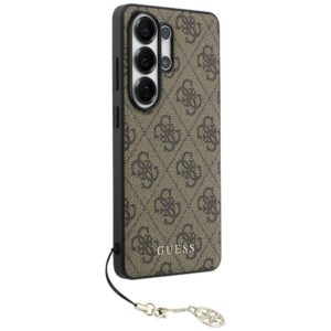 GUESS Hülle für SAMSUNG S26 Ultra GUHMS26LGF4GBR (PU 4G Classic Logo mit Charm) Braun – Bild 3