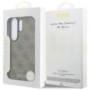 GUESS Hülle für SAMSUNG S26 Ultra GUHMS26LGF4GBR (PU 4G Classic Logo mit Charm) Braun – Bild 7