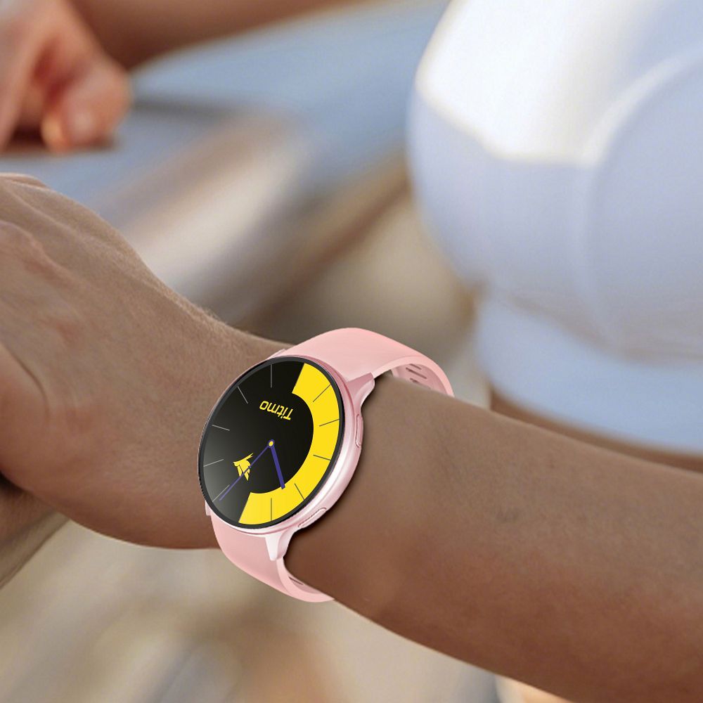 Smartwatch TITMO O-200 (GPS, AMOLED, Bluetooth-Anrufe, Silikonarmband) Pink – Bild 9