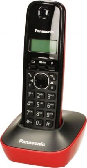 Schnurloses Telefon PANASONIC KX-TG1611SPR Rot