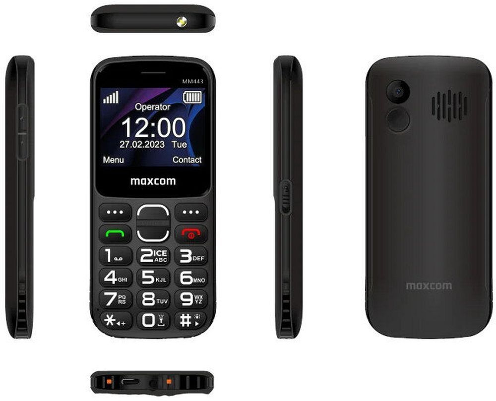 MAXCOM Telefon für Senioren MM443 Schwarz – Bild 5