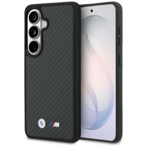 BMW Hülle für SAMSUNG S26 BMHMS26S24CFMMK (Magnetisches Kevlar mit Logo) schwarz