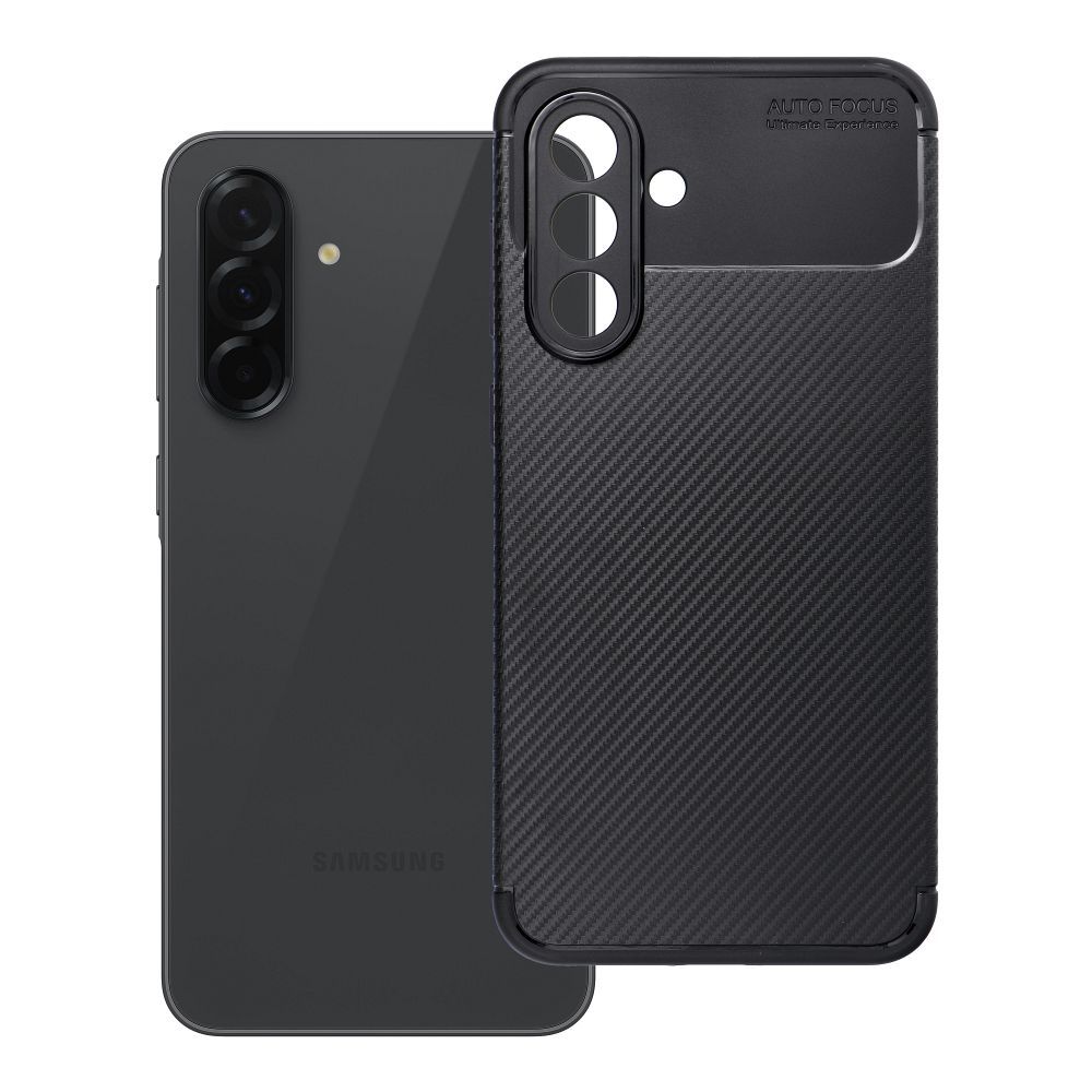 CARBON PREMIUM Handyhülle für SAMSUNG A36 5G, Schwarz