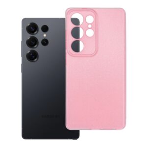 CLEAR Handyhülle 2 mm BLINK für SAMSUNG S25 Ultra rosa