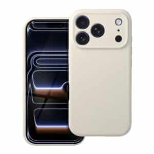 Hülle für iPhone 16e (SE4 2025) / 17e Forcell F-Protect Rubber Premium kompatibel mit MagSafe, antikweiß
