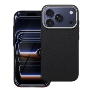 Hülle für iPhone 16e (SE4 2025) / 17e Kevlar kompatibel mit MagSafe, schwarz