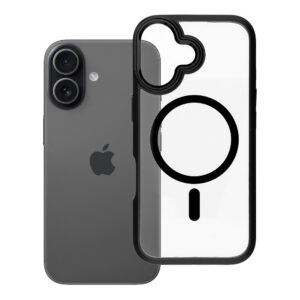 ROAR Case MAG BUMPER kompatibel mit MagSafe für iPhone 17 Schwarz