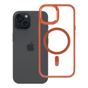 ROAR Hülle MAG BUMPER kompatibel mit MagSafe für IPHONE 15 Orange
