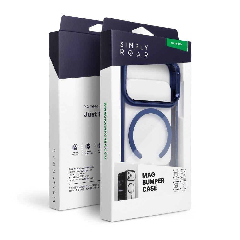 ROAR Case MAG BUMPER kompatibel mit MagSafe für IPHONE 17 Air in Navyblau – Bild 7