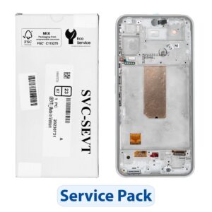 ServicePack LCD-Display SAMSUNG A54 5G A546B Weiß GH82-31231B