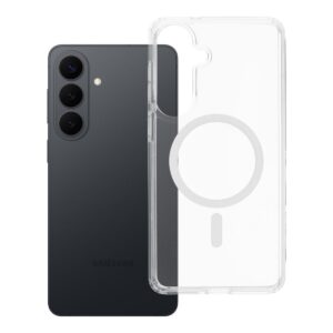 Clear Elite Mag Cover anti-Gelbverfärbung kompatibel mit Kamera-Steuertaste und MagSafe für SAMSUNG S26 Plus transparent