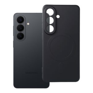SILICONE MAG COVER Handyhülle kompatibel mit MagSafe für SAMSUNG S26 schwarz
