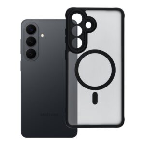FULL MATTE MAG COVER Handyhülle kompatibel mit MagSafe für SAMSUNG S26 Plus, Schwarz