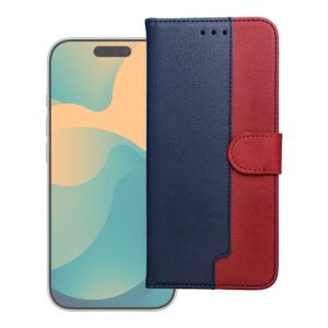 Flip-Case für Samsung S26 PLUS Split Book in Marineblau und Rot