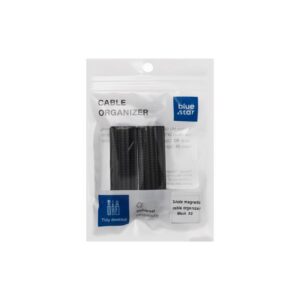Blue Star PJ-OCZ5 magnetischer selbstklebender Organizer für 3 Kabel – schwarz (2 Stück)