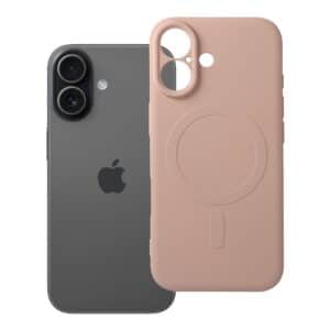 SILICONE MAG COVER kompatibel mit MagSafe für iPhone 17 in Rosa