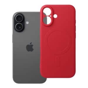 SILICONE MAG COVER kompatibel mit MagSafe für iPhone 17 in Rot