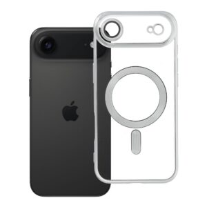 ELECTRO MAG COVER Handyhülle kompatibel mit MagSafe für iPhone 17 Air in Silber