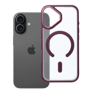 MATTE MAG COVER kompatibel mit MagSafe für iPhone 17 in Rot