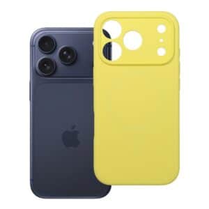SILICONE 2mm kompatibel mit MagSafe Handyhülle für IPHONE 17 Pro Gelb