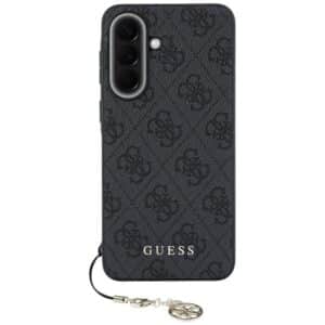 GUESS Hülle für SAMSUNG Galaxy A37 GUHCSA37GF4GGR (PU 4G Classic Logo mit Charm) schwarz – Bild 2