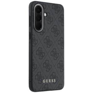 GUESS Hülle für SAMSUNG Galaxy A57 GUHCSA57GF4GGR (PU 4G Classic Logo mit Charm) schwarz