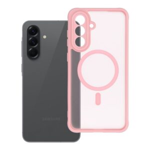FULL MATTE MAG COVER Hülle kompatibel mit MagSafe für SAMSUNG A56 hellrosa – Bild 2