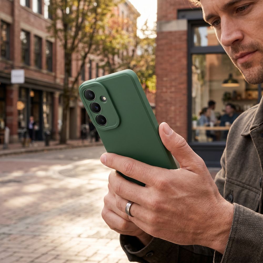 Hülle für Samsung S26 PLUS Matt 2.0 Dunkelgrün – Bild 7