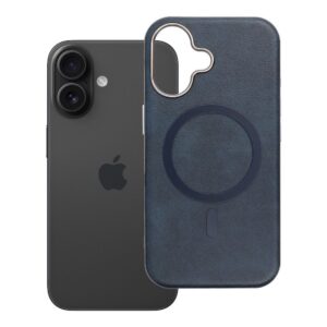 GENTLEMAN MAG COVER Hülle kompatibel mit MagSafe für iPhone 16 Marineblau – Bild 11