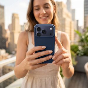 Hülle für iPhone 15 PRO Easy Dual Blau – Bild 5